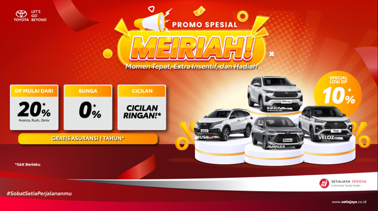 Promo Toyota Jawa Barat 2026: DP Ringan, Bunga 0% & Cicilan Murah | Setiajaya Toyota