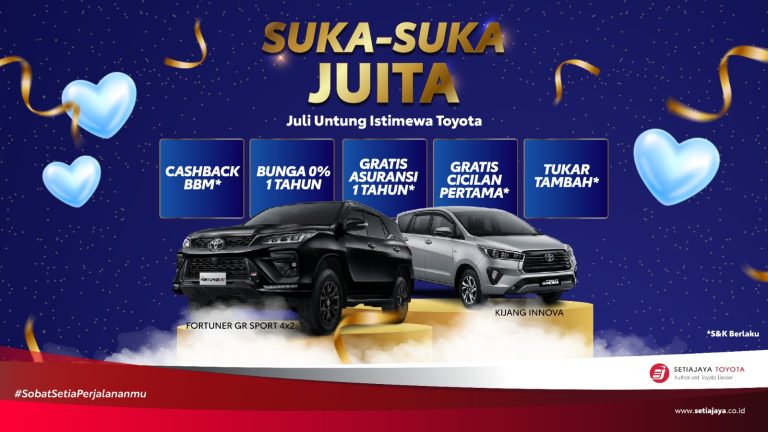 Promo Toyota Juli 2026: Saat yang Tepat Punya Toyota dengan Beragam Keuntungan Istimewa