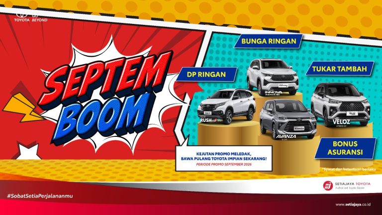 Promo Toyota September 2026: SEPTEM BOOM!