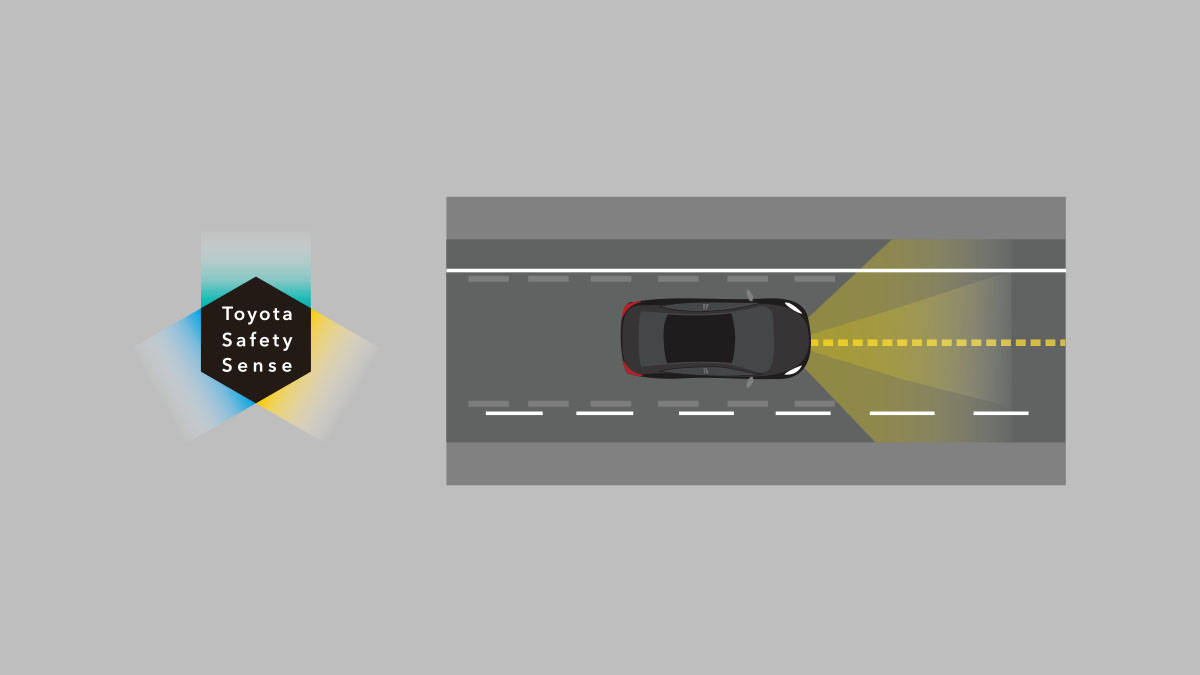 Toyota Safety Sense - Lane Tracing Assist