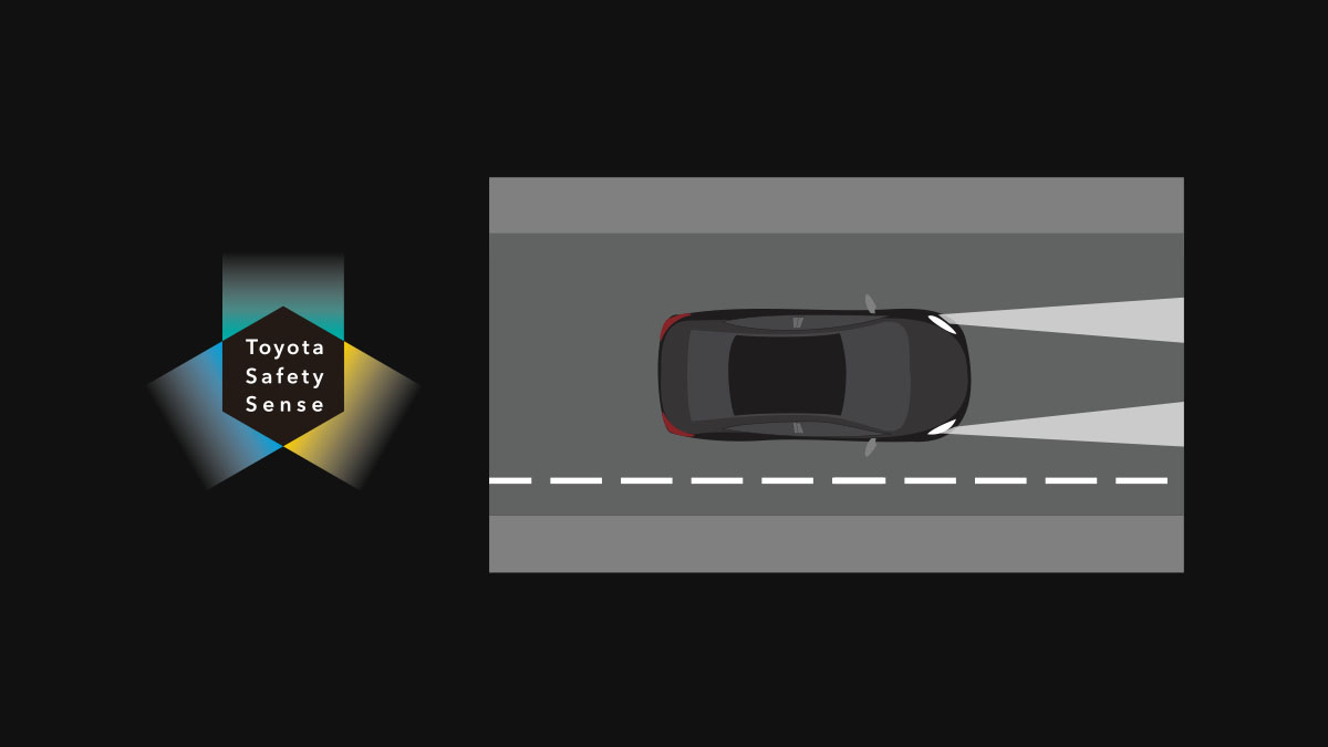 Toyota Safety Sense 3.0 - Automatic High Beams