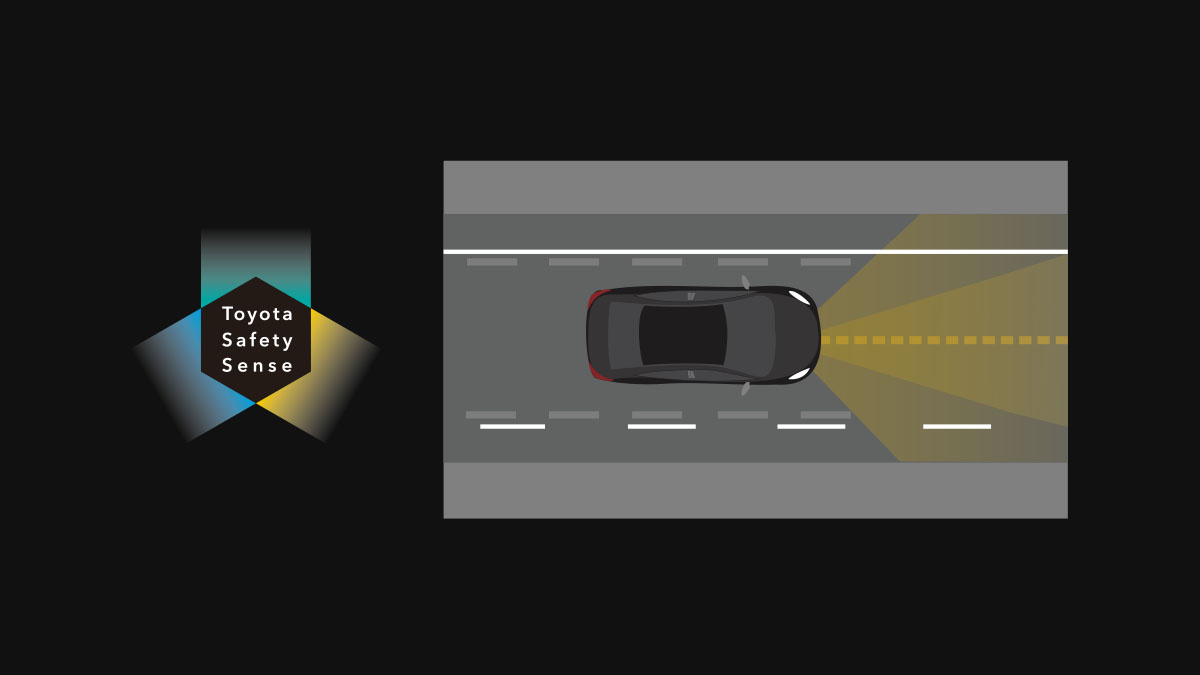 Toyota Safety Sense 3.0 - Lane Tracing Assist