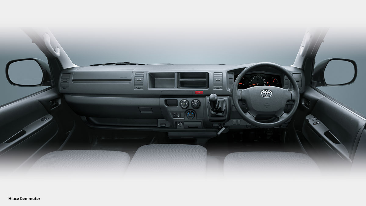 Ergonomic Dashboard (Hiace Commuter)