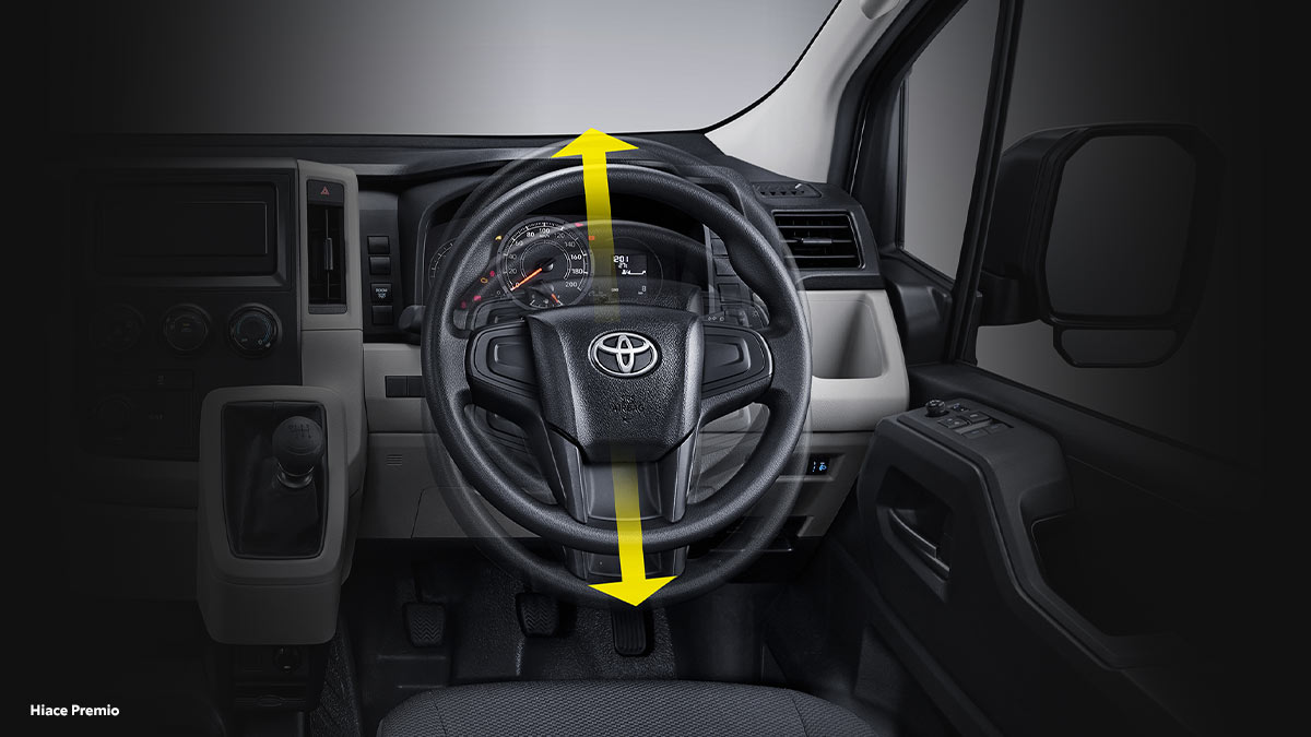 Telescopic & Tilt Steering (Hiace Premio)