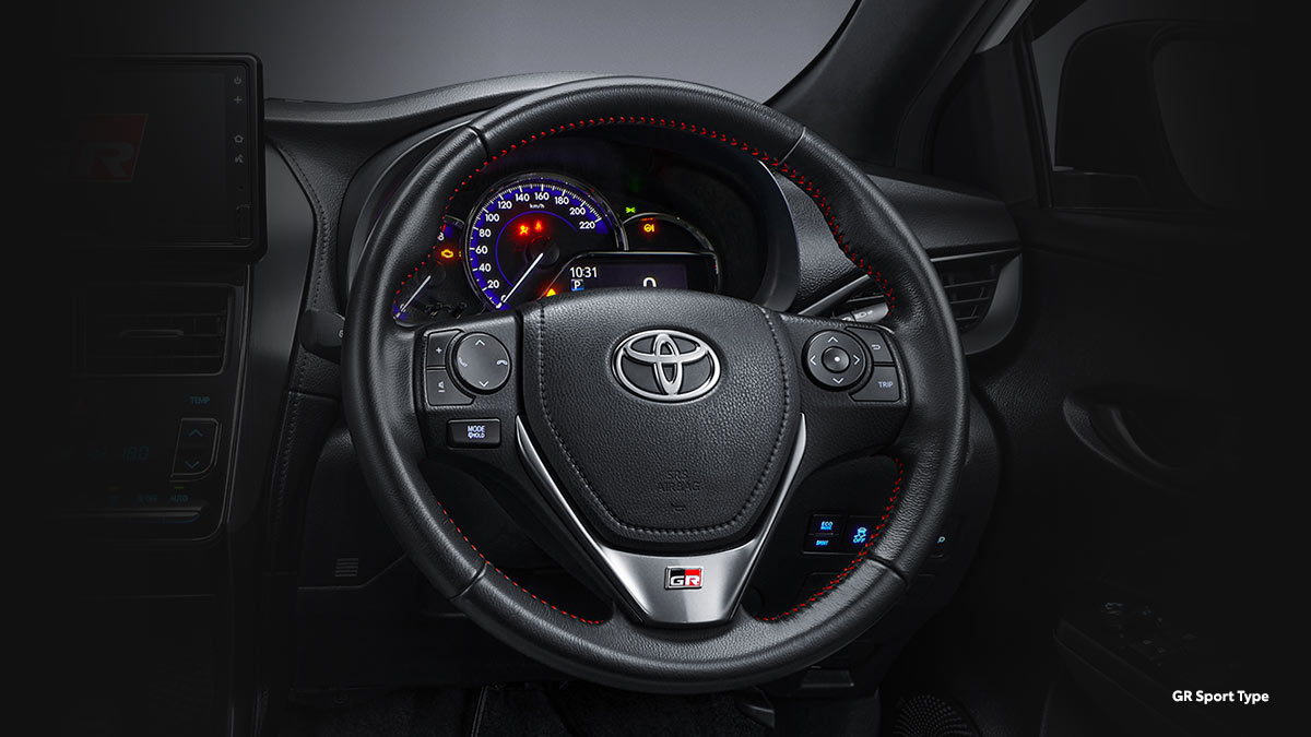 GR Leather Steering Wheel with Audio & TFT Switch