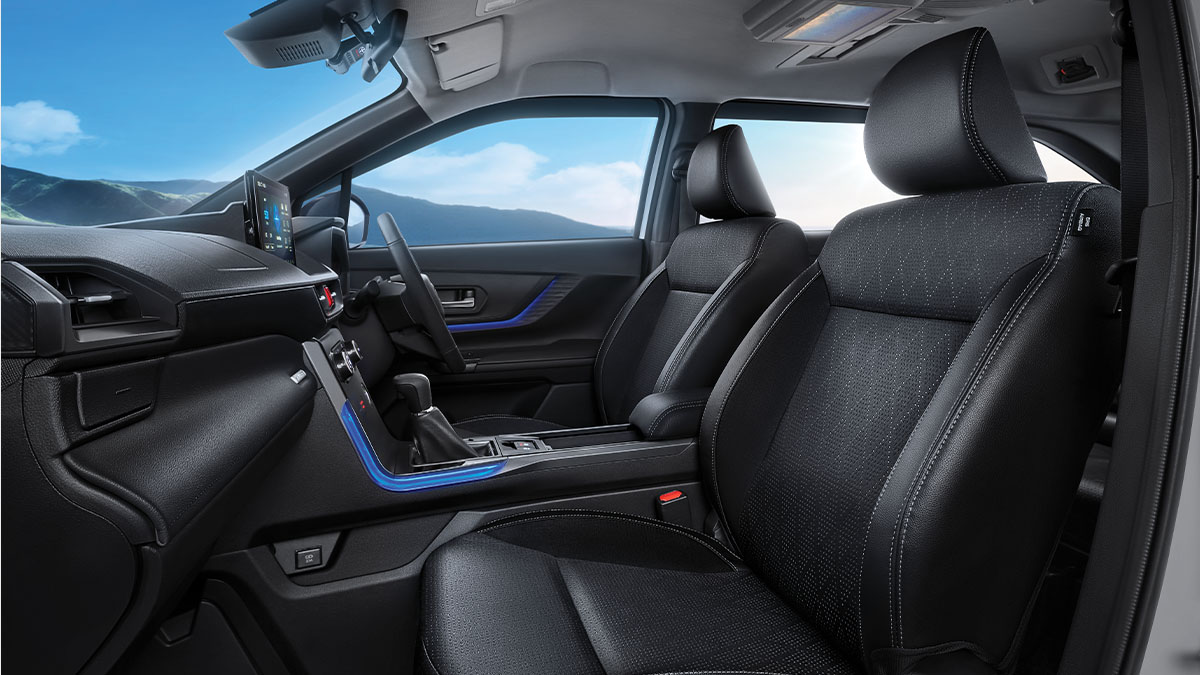 New Sophisticated Black Seat Material