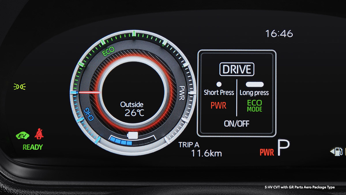 Endearing Drive Mode (ECO, Normal, Power)